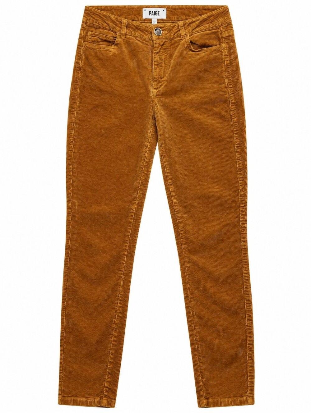 PAIGE Slim Corduroy Jeans in Burnt Amber
